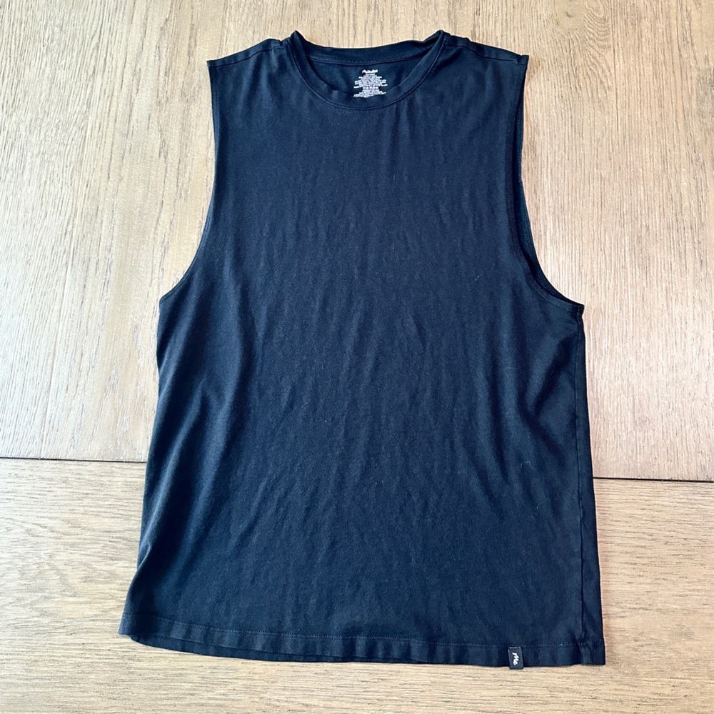 MeUndies Men’s Tank Top Size Medium Black - Picture 3 of 6